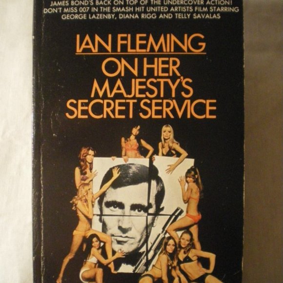 SIGNET Other - ON HER MAJESTY'S SECRET SERVICE JAMES BOND 007 IAN FLEMING PAPERBACK 1963